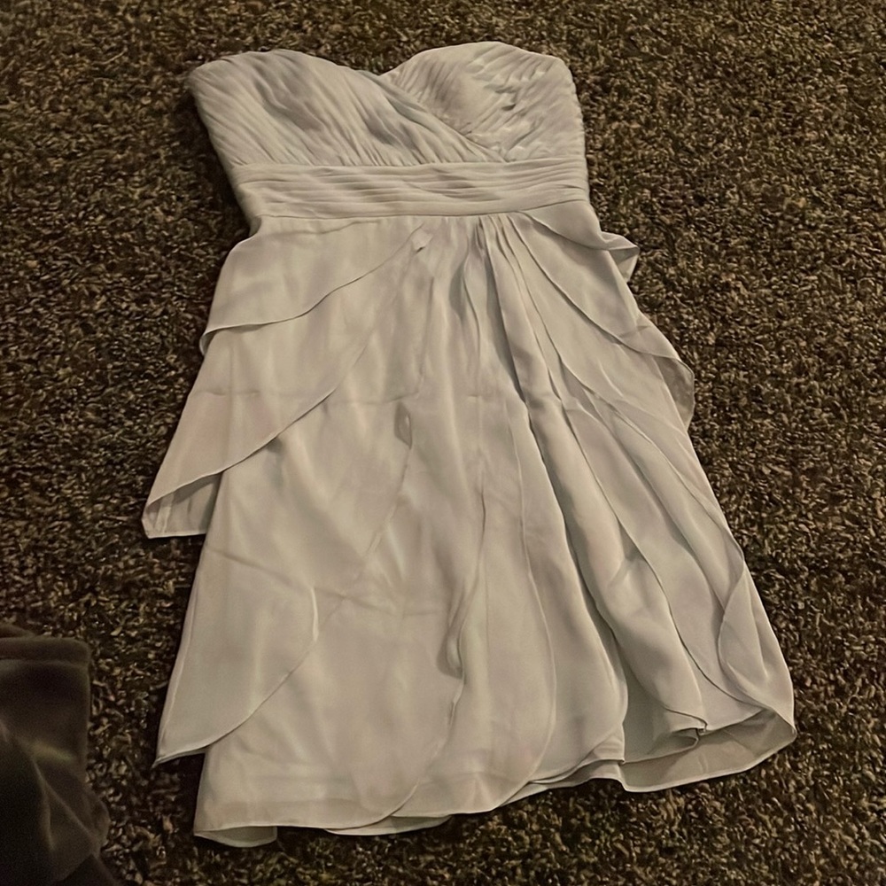 Adrianna Papell strapless blue dress, Size 4